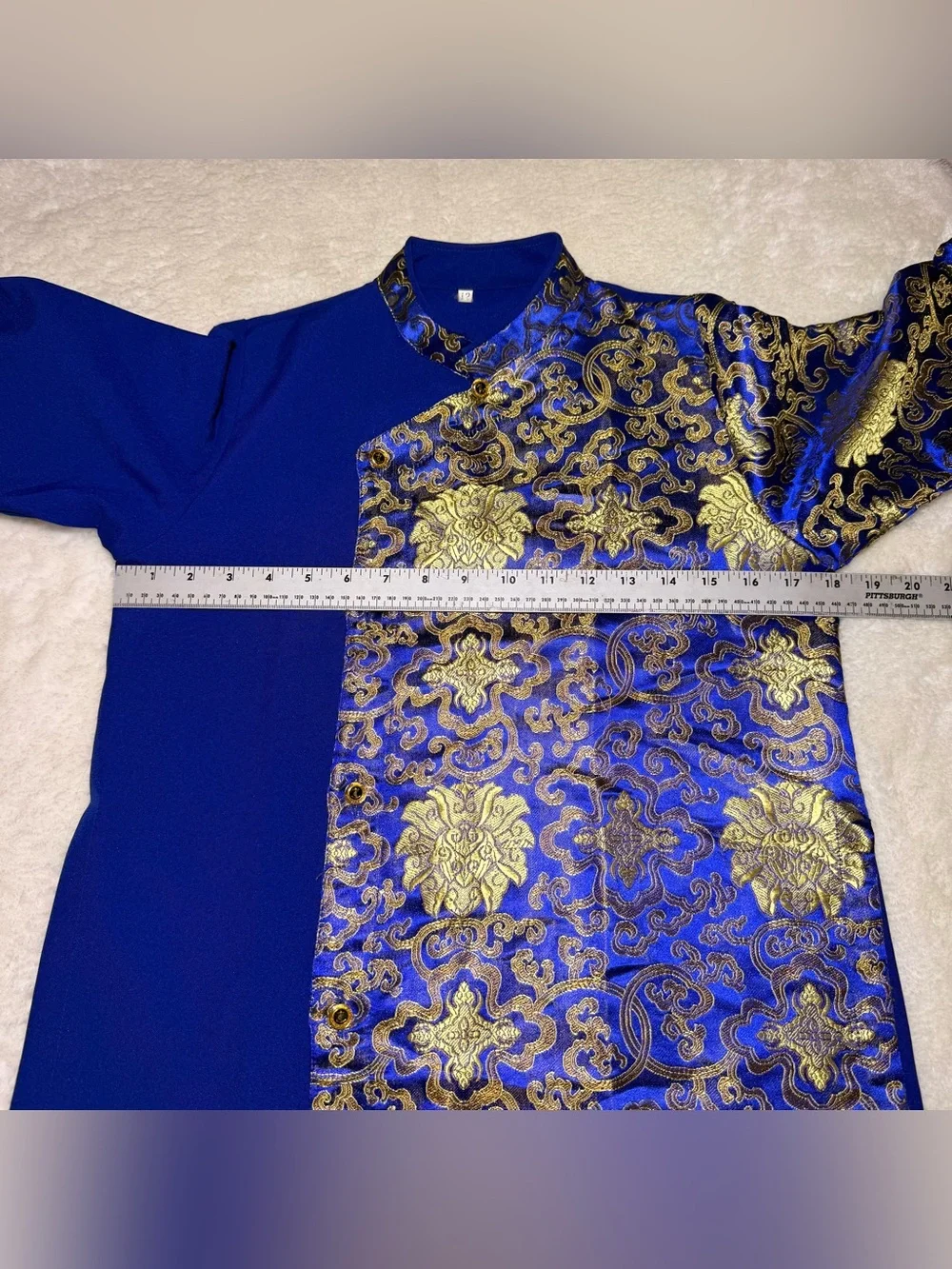 Traditional Vietnamese ao dai outfit blue for big boy size 12 (fit small)
